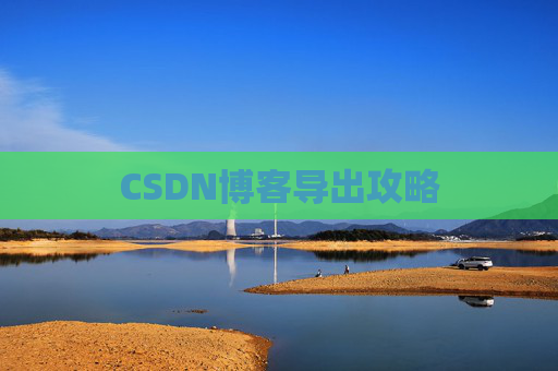 CSDN博客导出攻略